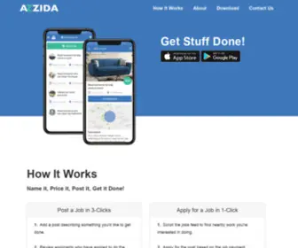 Azzida.com(Get Stuff Done) Screenshot