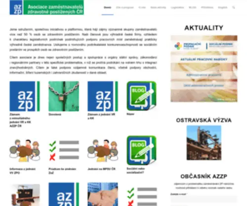 AZZP.cz(Zaměstnávání osob se zdravotním postižením) Screenshot
