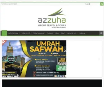 Azzuhatravel.com(Az Zuha Group Travel & Tours Sdn Bhd) Screenshot