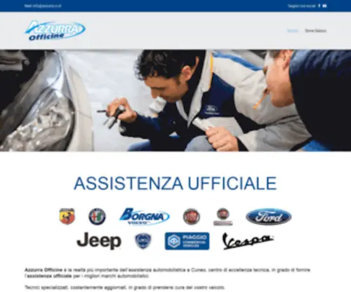 Azzurraofficine.it(Scopri tutti i vantaggi di Azzurra Officine a Cuneo) Screenshot