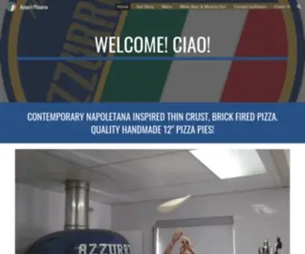 Azzurripizzeria.ca(Azzurri Pizzeria) Screenshot