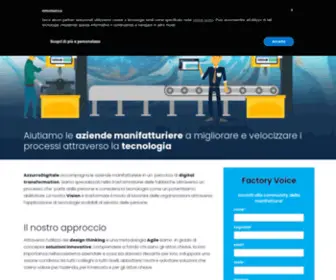 Azzurrodigitale.com(Verso la Digital Tranformation della tua fabbrica) Screenshot