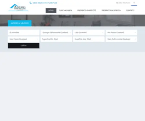 Azzurroimmobiliare.it(Azzurro Immobiliare) Screenshot