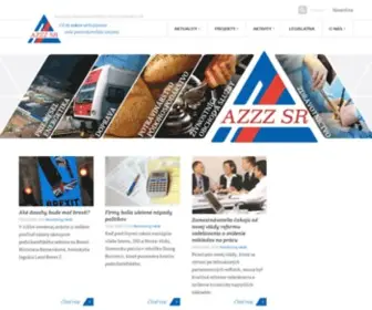 AZZZ.sk(Asociácia zamestnávateľských zväzov a združení) Screenshot