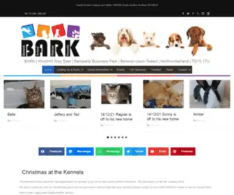 B-A-R-K.co.uk(Berwick Animal Rescue Kennels) Screenshot