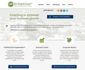 B-Betternow.com(Business Coaching From A Certified EOS Implementer) Screenshot