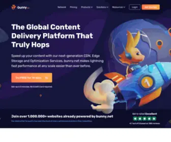 B-CDN.net(The Content Delivery platform that truly Hops) Screenshot