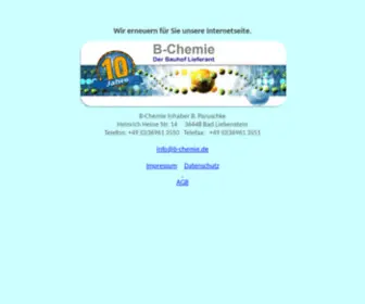 B-Chemie.de(B Chemie) Screenshot