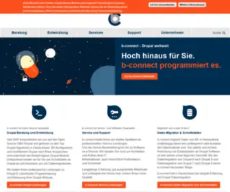 B-Connect.de(Wir sind eine auf Drupal 8 Webentwicklung spezialisierte Agentur aus Berlin. Wir bieten) Screenshot