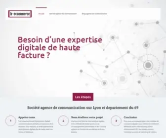 B-Ecommerce.fr(Service agence de communication sur Lyon) Screenshot