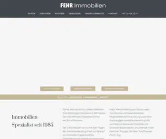 B-Fehr.ch(Immobilienberater seit 30 Jahren) Screenshot