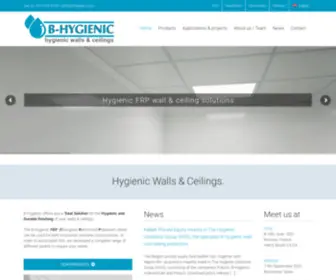B-Hygienic.com(Hygienic walls and ceilings) Screenshot