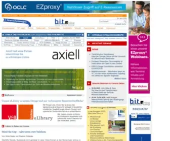 B-I-T-Online.de(Bibliotheksfachzeitschrift mit Information und Technologie) Screenshot