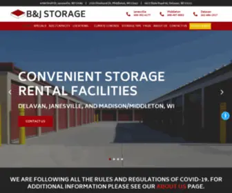 B-Jstorage.com(Middleton/Madison, WI) Screenshot