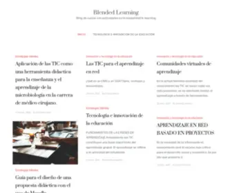 B-Learning.net(Blog de cursos con actividades en la modalidad b) Screenshot