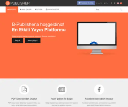 B-Publisher.com(Online dijital dergi) Screenshot