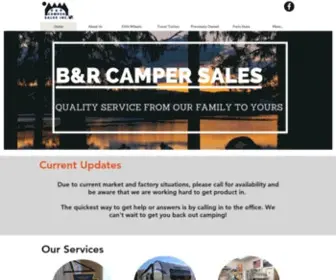 B-Rcamper.com(B&R Camper Sales Inc) Screenshot