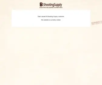 B-Shootingsupply.com(B Shootingsupply) Screenshot