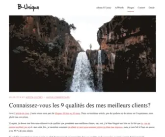 B-Unique.ca(Mentorat en Business Empathique) Screenshot