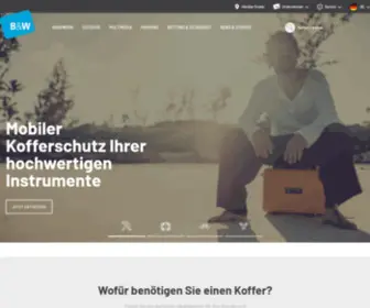 B-W-International.com(Durchdachte und moderne Koffer) Screenshot