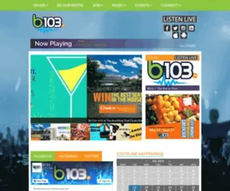 B103Rockford.com(The 80s to Now) Screenshot