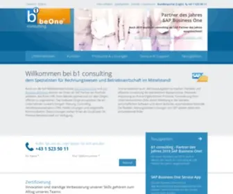 B1C.at(Willkommen bei b1 consulting) Screenshot