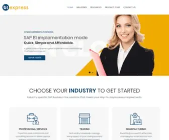 B1Express.com(SAP Business One Implementation Services India) Screenshot