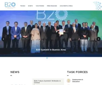 B20Argentina.info(Business 20) Screenshot