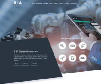 B2A.cz(Digital innovation for your company) Screenshot