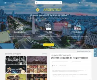 B2Argentina.com.ar(Su Fuente pra los Negócios con Brazil) Screenshot