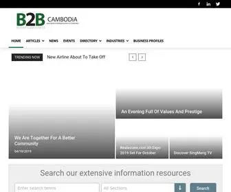 B2B-Cambodia.com(B2B CAMBODiA) Screenshot