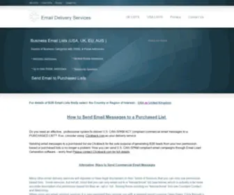 B2B-Emaildeliveryservice.com(B2B Emaildeliveryservice) Screenshot