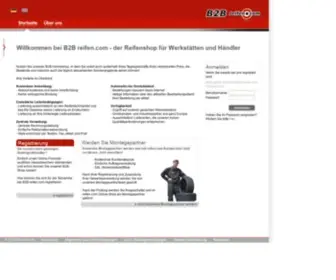 B2B-Reifen.com(Startseite) Screenshot