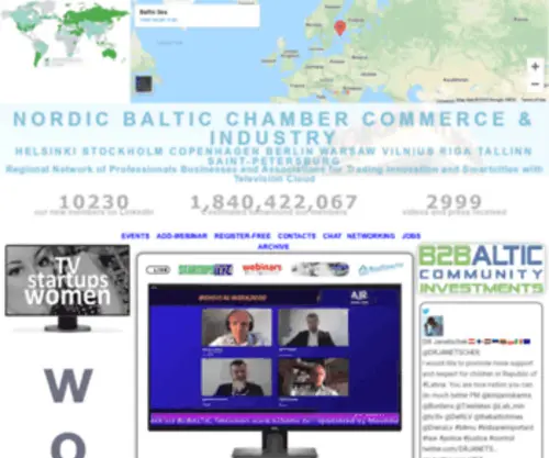 B2Baltic.org(From the hub of B2BALTIC into the movement smart and digitalcities) Screenshot