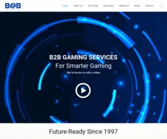B2Bgamingservices.com(For Smarter Gaming) Screenshot