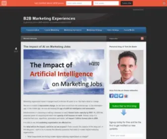 B2Bmarketingexperiences.com(B2B Marketing Experiences) Screenshot