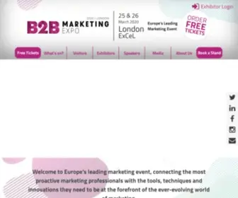 B2Bmarketingexpo.co.uk(B2B Marketing Expo) Screenshot