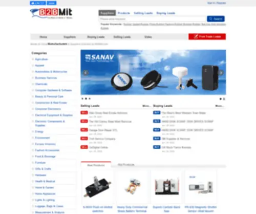 B2Bmit.com(Made In Taiwan Products) Screenshot