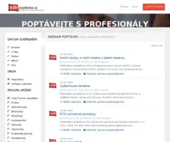 B2BpoptavKa.cz(Poptávky a veřejné zakázky) Screenshot