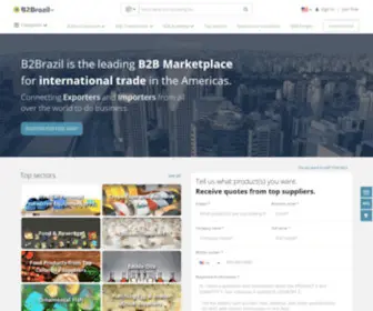 B2Brazil.com(Essencial para o Comércio Exterior) Screenshot