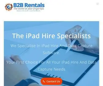 B2Brentals.co.uk(IPad Hire Specialists) Screenshot