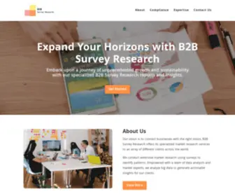 B2Bsurveyresearch.com(B2B Survey Research) Screenshot