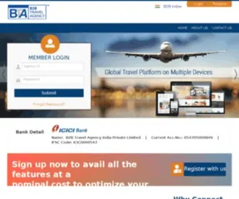B2Btravelagency.com(Online Travel Agency) Screenshot