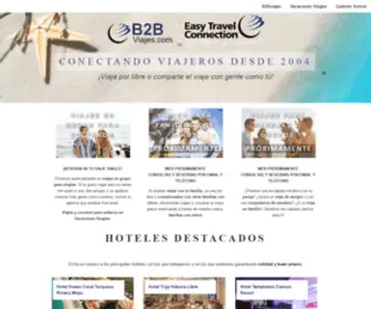B2Bviajes.com(Viajes Singles y Cruceros para Solteros 2022) Screenshot