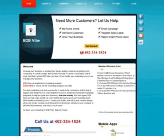 B2Bvibe.com(B2B Vibe Business Directory) Screenshot