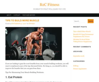 B2Cfitness.com(B2C Fitness) Screenshot