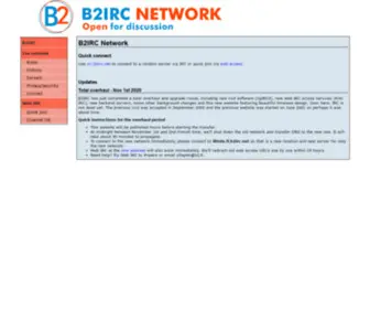 B2IRC.net(B2IRC Network) Screenshot