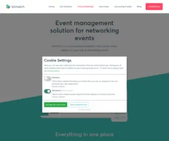 B2Match.com(Maximized Connection through Effective Business Matchmaking) Screenshot