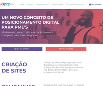 B2Pop.com.br(Estratégias de Marketing Digital em Fortaleza │ B2POP) Screenshot