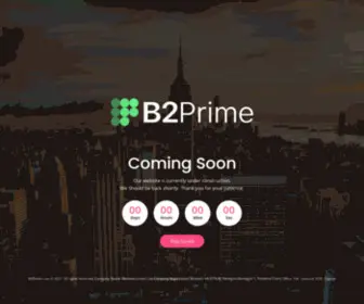 B2Prime.com(Leading Prime of Prime Liquidity Provider) Screenshot